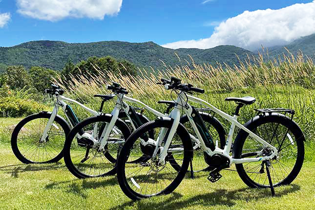 ホテルグランフェニックス奥志賀のeBikeレンタルサービス
